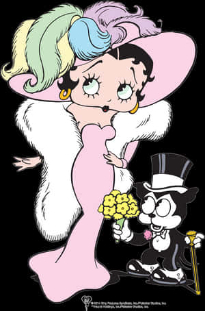 Betty In Easter Bonnet - Betty Boop Coloring Pages, HD Png Download PNG image with transparent background