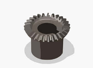 Bevel Gear Illustration PNG image with transparent background