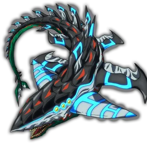 Beyblade Dragon Spirit Artwork PNG Image