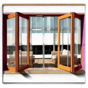 Bi-fold Patio Door Plan Png Dvi PNG Image