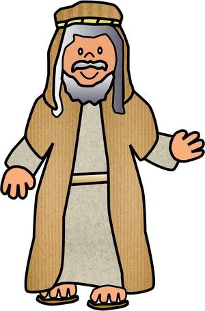 Biblical Figure Clipart PNG Image