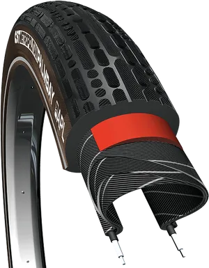 Bicycle Tire Profile View PNG Image