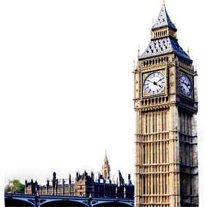 Big Ben And Thames River Png 06112024 PNG Image