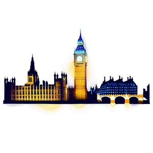 Big Ben Lit Up At Night Png Jlr PNG Image