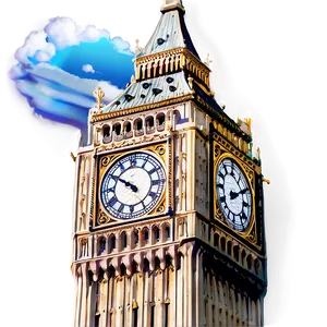 Big Ben Summer Time Png 96 PNG Image