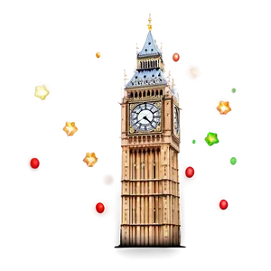 Big Ben With Snowflakes Png 71 PNG Image