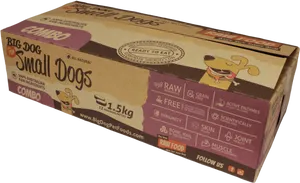 Big Dog Small Dogs Pet Food Packaging PNG Image