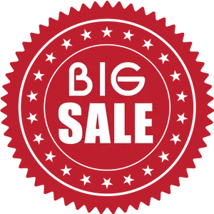 Big Sale Red Seal PNG Image