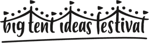 Big Tent Ideas Festival Logo PNG image with transparent background