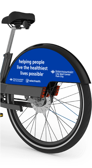 Bike Wheel Advertisement PNG image with transparent background