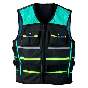 Biker Reflective Vest Png Rmu PNG Image