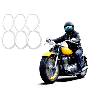 Biker Vintage Poster PNG 06252024 PNG with transparent background