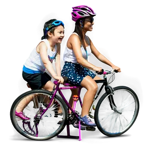 Biking With Friends Png Dei PNG Image