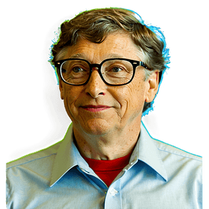 Bill Gates in Glasses PNG 67 PNG image with transparent background