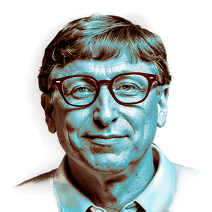 Bill Gates in Glasses PNG quw25 PNG image with transparent background
