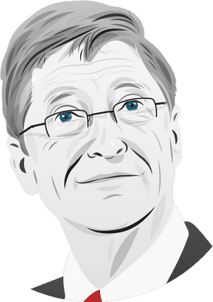Bill Gates, The Founder Of Microsoft, Is Well Known PNG image with transparent background