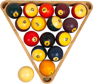 Transparent Pool Rack Png - Pool Ball Set Png, Png Download PNG with transparent background
