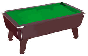 Billiard Table Vector Illustration PNG with transparent background