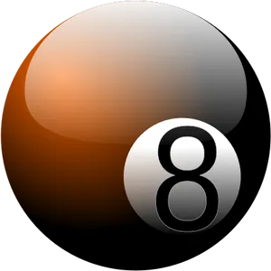 Billiard8 Ball Graphic PNG Image