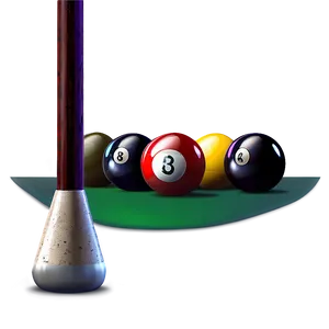 Billiards Game Setup Png 06252024 PNG Image