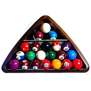 Billiards Rack Triangle Png 06252024 PNG Image