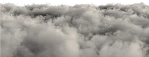 Billowing Clouds Overhead PNG Image