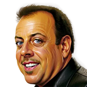 Billy Joel Portrait Png Ife3 PNG Image