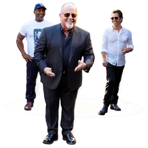 Billy Joel With Band Members Png 06252024 PNG Image