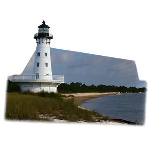 Biloxi Lighthouse Mississippi Png 06252024 PNG Image