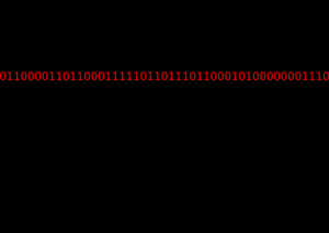 Binary Code Redon Black PNG image with transparent background