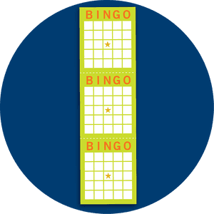 A Strip Of Three Bingo Cards - Circle, HD Png Download PNG image with transparent background