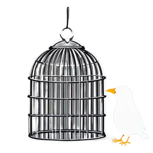 Bird Cage Vector Png 06122024 PNG Image