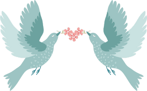 Bird Wedding Invitation Paper - Wedding Love Birds Png, Transparent Png PNG image with transparent background