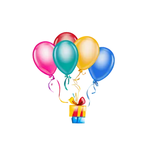 Birthday Balloon B PNG Image