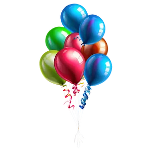 Birthday Balloon Decoration Png Nph PNG Image