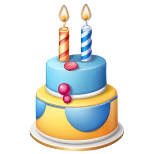 Birthday Cake Emoji Png 9 PNG Image