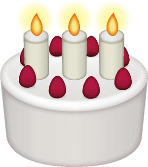 Birthday Cake Iphone Emoji, HD Png Download PNG image with transparent background