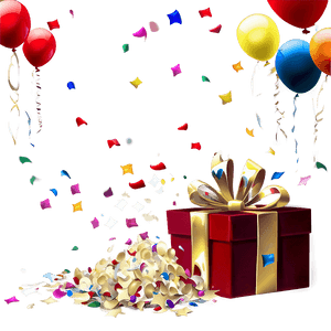 Birthday Confetti PNG pxg PNG image with transparent background