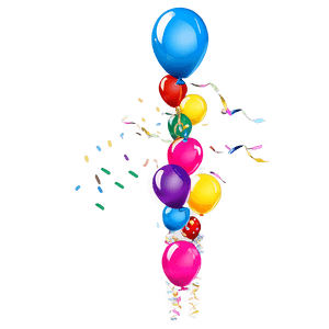 Birthday Confetti PNG xdq36 PNG image with transparent background