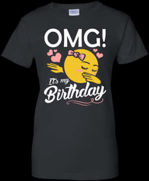 Omg It's My Birthday Emoji Dabbing Men/women T Shirt - Motley Crue T Shirt Girls, HD Png Download PNG
