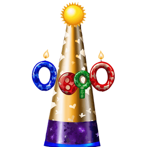 Birthday Hat Set PNG 05042024 PNG