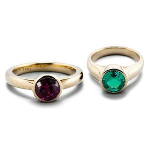 Birthstone Rings Png Ojj14 PNG Image