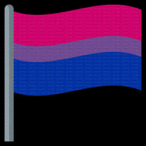 Bisexual Pride Flag Pattern PNG image with transparent background