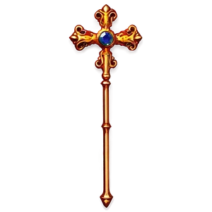 Bishop's Crosier Staff Png Umm PNG Image