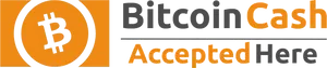 Bitcoin Cash Accepted Here Sign PNG Image