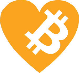 Bitcoin Love Graphic PNG Image