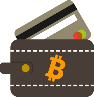 Bitcoin Wallet Icon PNG image with transparent background