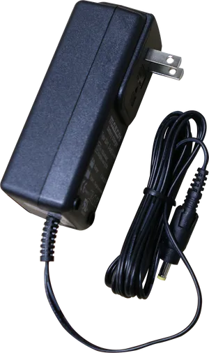 Black A C Adapterwith Cord PNG Image