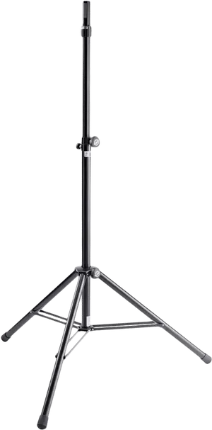 Black Adjustable Tripod Stand PNG Image