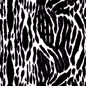 Black and White Animal Print PNG jfp PNG with transparent background